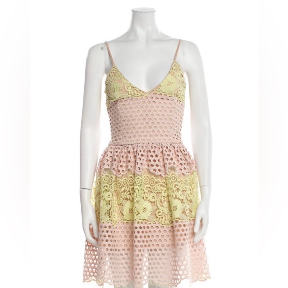 PatBO lace mini dress